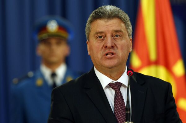 Macedonia's President Gjorge Ivanov Macedonia's President Gjorge Ivanov - Sputnik International
