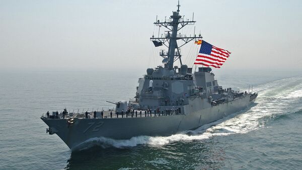 US Navy destroyer Mahan - Sputnik International