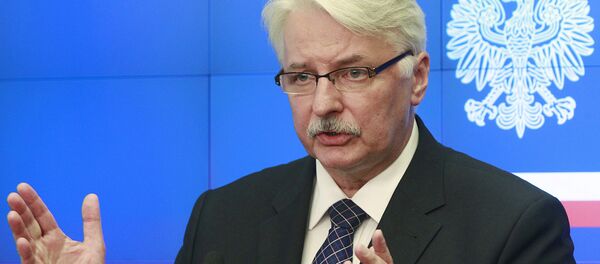 Head of the Polish Ministry of Foreign Affairs Witold Waszczykowski (File) Head of the Polish Ministry of Foreign Affairs Witold Waszczykowski (File) - Sputnik International