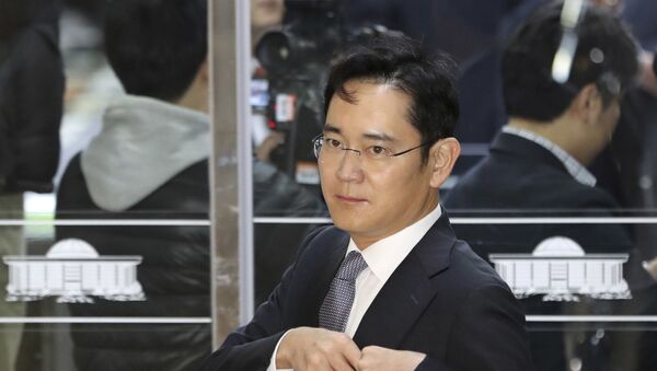 In this Tuesday, Dec, 6, 2016, file photo, Lee Jae-yong, a vice chairman of Samsung Electronics Co., arrives for a hearing at the National Assembly in Seoul, South Korea - Sputnik International