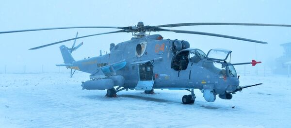 Kazakh MI-35M helicopter Kazakh MI-35M helicopter - Sputnik International