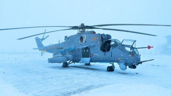Kazakh MI-35M helicopter - Sputnik International
