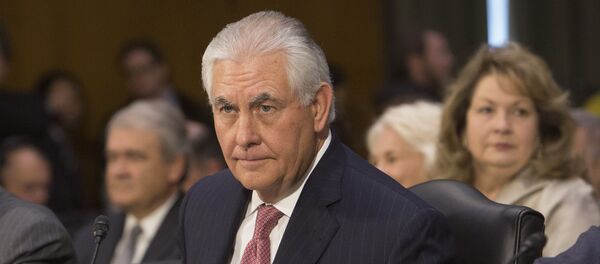 Former ExxonMobil CEO Rex Tillerson appears before the Senate Foreign Relations Committee for his confirmation hearing to be US Secretary of State on Capitol Hill in Washington DC, January 11, 2017 - Sputnik International