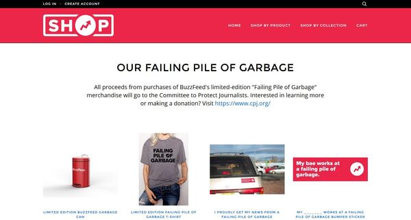 Shop Buzzfeed screen - Sputnik International