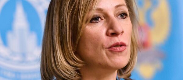 Russian Foreign Ministry Spokesperson Maria Zakharova at a briefing Russian Foreign Ministry Spokesperson Maria Zakharova at a briefing - Sputnik International