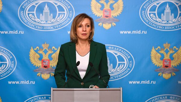 Russian Foreign Ministry Spokesperson Maria Zakharova at a briefing - Sputnik International