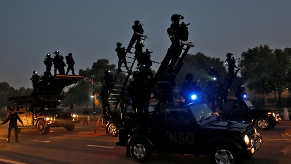 Commando's take part in a rehearsal for India's Republic Day parade in New Delhi, India January 10, 2017 - Sputnik International