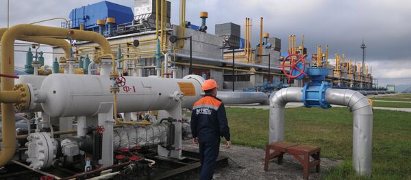 Ukrainian gas pumping station at Volovets in western Ukraine (File) - Sputnik International