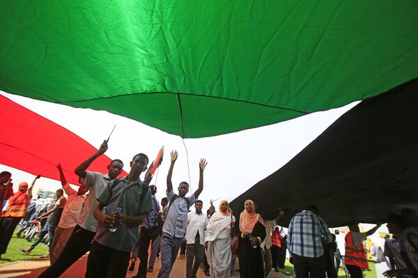 Sudanese flag  - Sputnik International