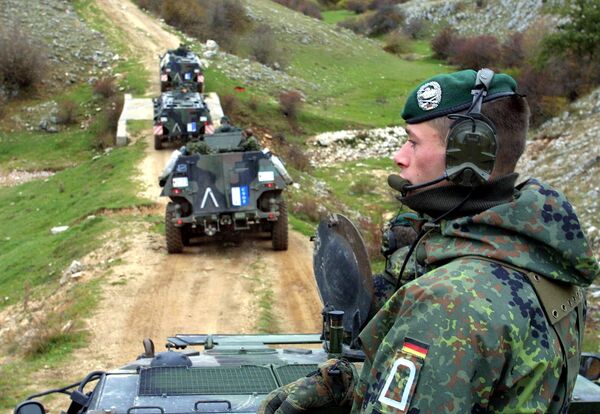 Bundeswehr troops operating as part of a NATO mission Bosnia, 2001. Bundeswehr troops operating as part of a NATO mission Bosnia, 2001. - Sputnik International