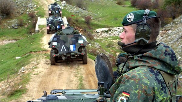 Bundeswehr troops operating as part of a NATO mission Bosnia, 2001. - Sputnik International
