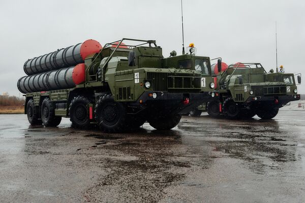 Triumf S-400 anti air missile systems  - Sputnik International