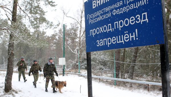 Work of border guards on Russian-Lithuanian border in Ribachy village, Kaliningrad region - Sputnik International