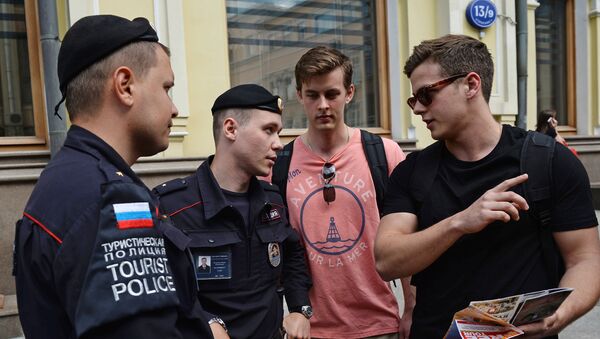 Tourist police in Moscow - Sputnik International