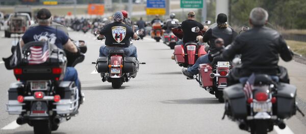 Members of the group Bikers for Trump - Sputnik International