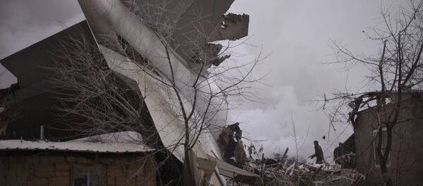 Turkish cargo plane on a flight from Hong-Kong has crashed near Bishkek, Kyrgyzstan Turkish cargo plane on a flight from Hong-Kong has crashed near Bishkek, Kyrgyzstan - Sputnik International
