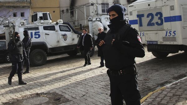 Turkish police officers. (File) - Sputnik International