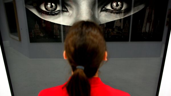 A woman looks at the work Burka by US artist Robert Longo at the booth of the gallery Hans Mayer on April 12, 2011 at the Art Cologne art fair in Cologne, western Germany. Around 200 international galleries will be showcasing Classic Modernism, Post-War and Contemporary art during the fair running until April 17, 2011. - Sputnik International
