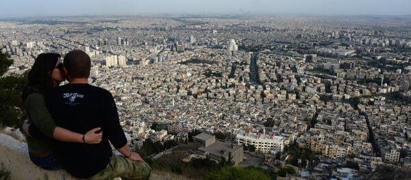 View of Damascus from Mount Qasioun View of Damascus from Mount Qasioun - Sputnik International