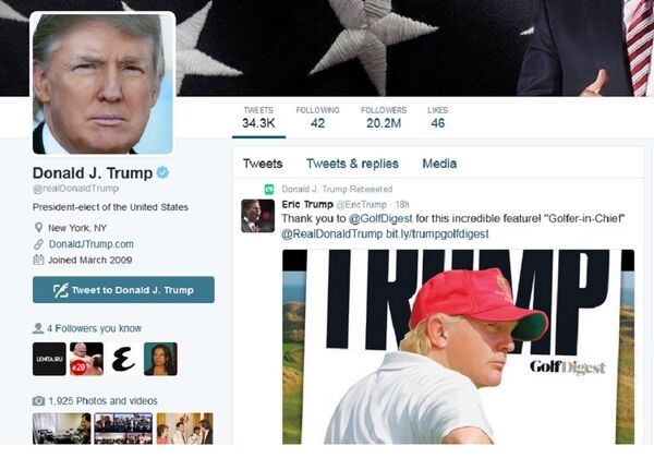From Twitterverse to Twitter Jail as Donald Trump Booted From Social Media Giant From Twitterverse to Twitter Jail as Donald Trump Booted From Social Media Giant - Sputnik International