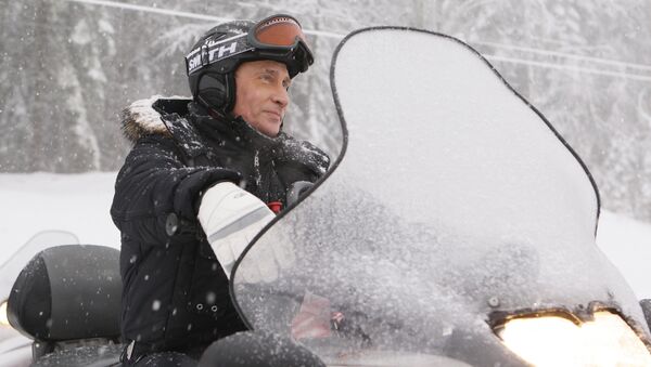 Russian Prime Minister Vladimir Putin at alpine ski resort Krasnaya Polyana. File photo - Sputnik International