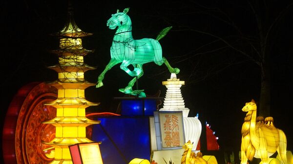 Chinese New Year Magical Lantern Festival in London - Sputnik International