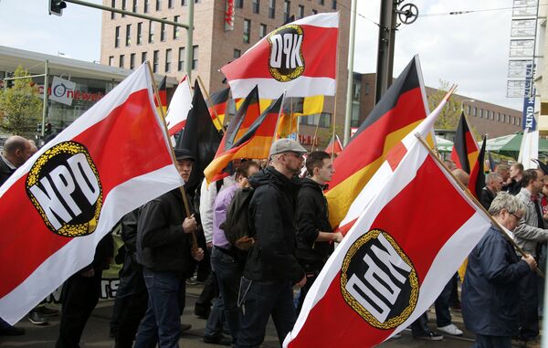 Supporters and members of the far-right National Democratic Party (NPD) (File) Supporters and members of the far-right National Democratic Party (NPD) (File) - Sputnik International