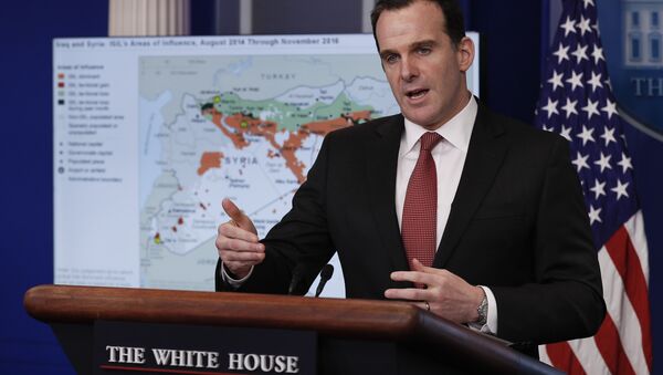 Brett McGurk, White House envoy to the U.S.-led military coalition against the Islamic State group, speaks about the conflict in Syria during the daily news briefing at the White House in Washington, Tuesday, Dec. 13, 2016 - Sputnik International