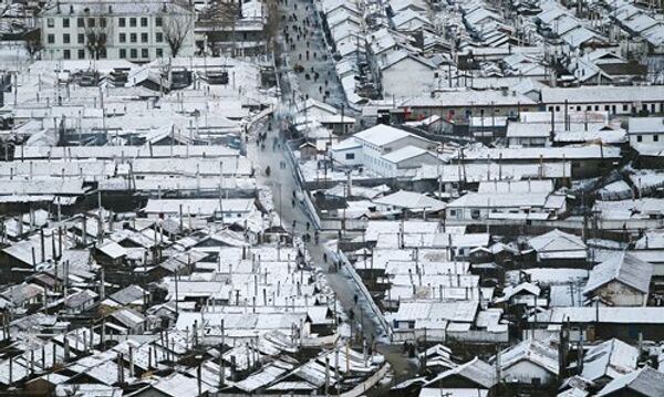 One can see North Korean towns clearly from the Chinese side - Sputnik International