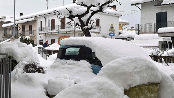 Snow in Italy - Sputnik International