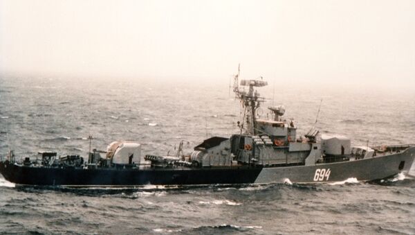 Syrian Navy Petya class frigate - Sputnik International