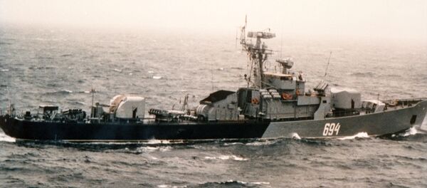 Syrian Navy Petya class frigate - Sputnik International