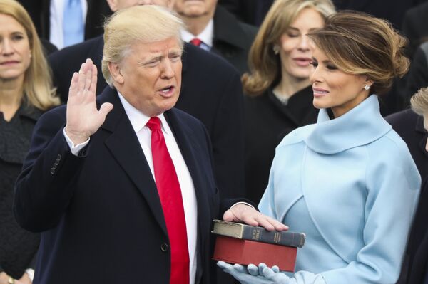 Donald Trump is sworn in as the 45th president of the United States Donald Trump is sworn in as the 45th president of the United States - Sputnik International