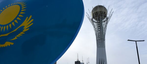 A picture taken on January 22, 2017 shows the Baiterek monument in downtown Astana A picture taken on January 22, 2017 shows the Baiterek monument in downtown Astana - Sputnik International