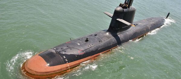 INS Kalvari at Sea trials - Sputnik International
