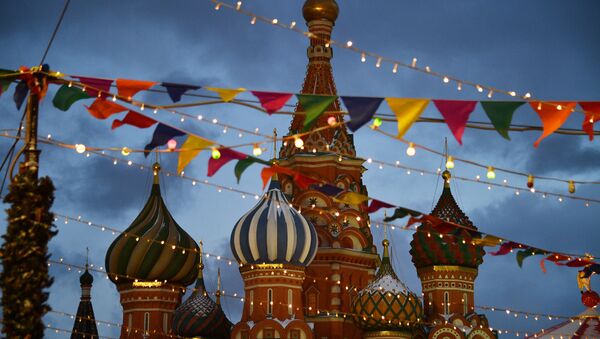 The Cathedral of Intercession of the Virgin (St.Basil's Cathedral) in Red Square, Moscow. - Sputnik International
