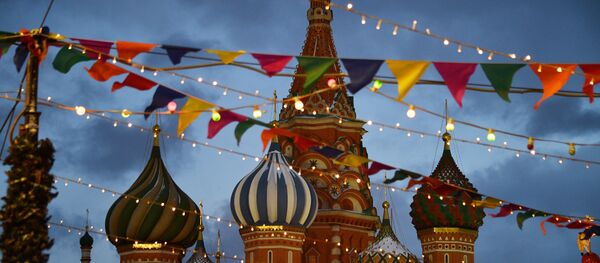 The Cathedral of Intercession of the Virgin (St.Basil's Cathedral) in Red Square, Moscow. The Cathedral of Intercession of the Virgin (St.Basil's Cathedral) in Red Square, Moscow. - Sputnik International