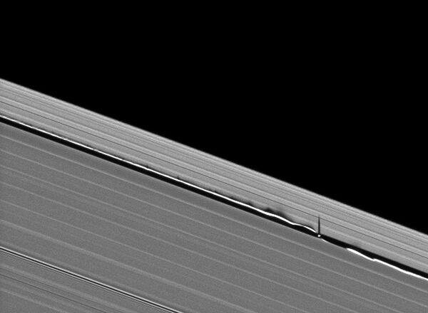 A previous photo of Daphnis taken in 2009. A previous photo of Daphnis taken in 2009. - Sputnik International