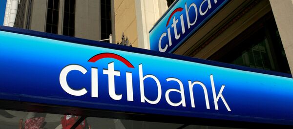 A Citibank branch logo A Citibank branch logo - Sputnik International