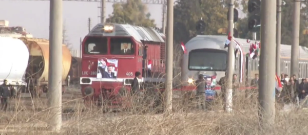 First Train Journey Through Aleppo In Over Four Years First Train Journey Through Aleppo In Over Four Years - Sputnik International