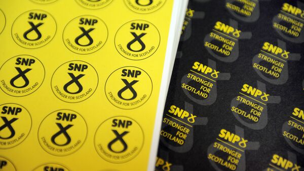 Memorabilia is on sale at a stand at the Scottish National Party (SNP) Conference in Glasgow, Scotland. (File) - Sputnik International