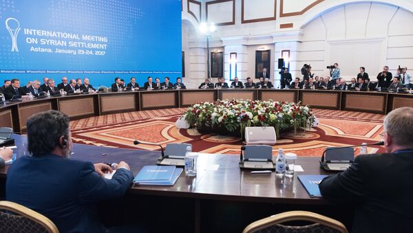 Participants in a meeting on Syria in Astana - Sputnik International