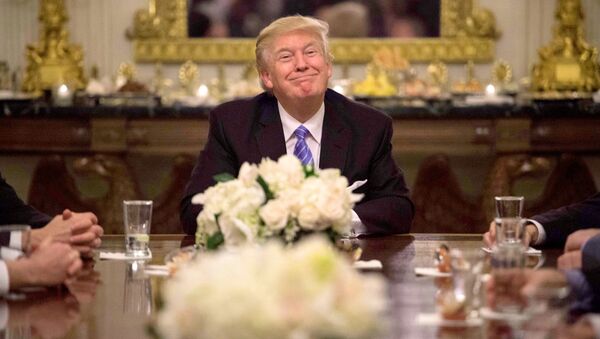 US President Donald Trump during a reception with Congressional leaders on January 23, 2017 at the White House in Washington, DC. - Sputnik International
