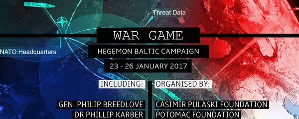 'War Game: Hegemon Baltic Campaign' promotional poster. 'War Game: Hegemon Baltic Campaign' promotional poster. - Sputnik International