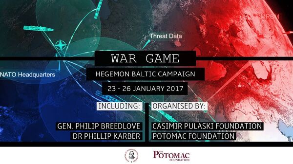 'War Game: Hegemon Baltic Campaign' promotional poster. - Sputnik International