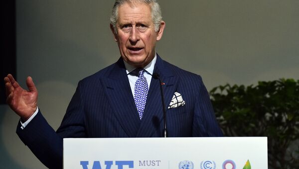 Britain's Prince Charles, The Prince of Wales delivers a speech on Forests as part of the United Nations conference on climate change COP21, on December 1, 2015 at Le Bourget, on the outskirts of the French capital Paris - Sputnik International
