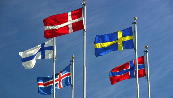Nordic flags - Sputnik International
