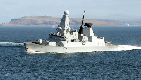 Royal Navy Type 45 destroyer HMS Diamond - Sputnik International
