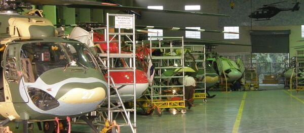 Production line of the HAL Dhruv at Bangalore - Sputnik International