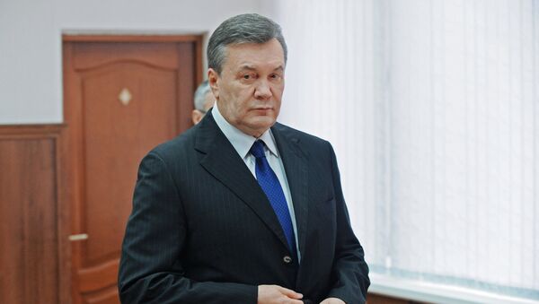 Viktor Yanukovych testifies via video link during trial into February 2014 unrest in Kiev - Sputnik International